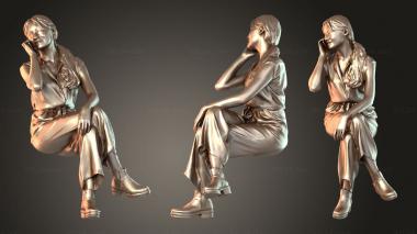 Figurines of people Francine Optimistic 3d model