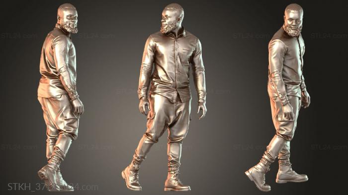 Figurines of people (Gabriel Duplicate, STKH_3710) 3D models for cnc