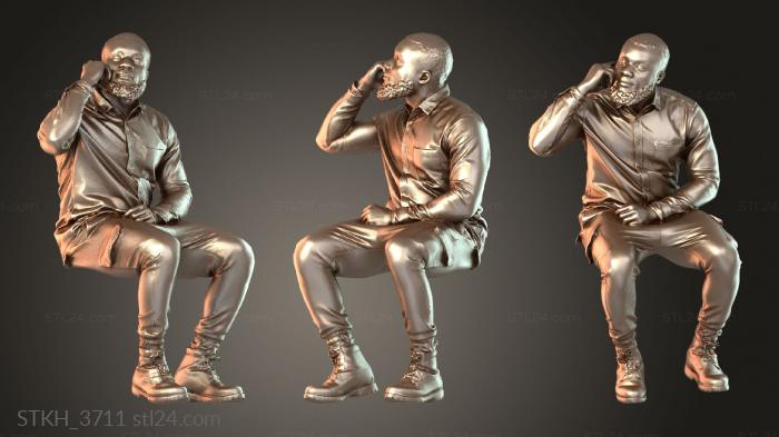 Figurines of people (Gabriel Duplicate 2, STKH_3711) 3D models for cnc