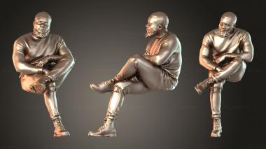Figurines of people Gabriel Dynamic 3d model