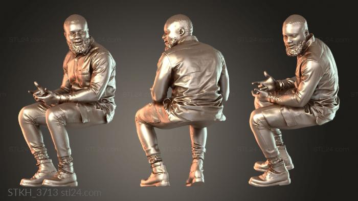 Figurines of people (Gabriel Energetic, STKH_3713) 3D models for cnc