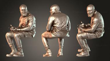 Figurines of people Gabriel Energetic 3d model