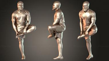 Figurines of people Gabriel Native 3d model