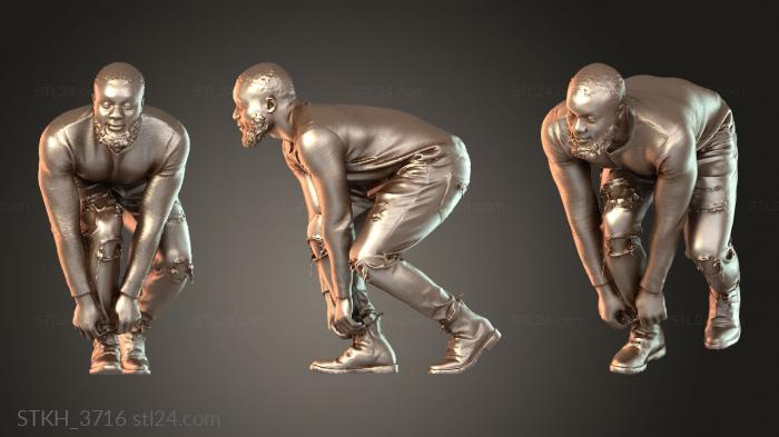 Figurines of people (Gabriel Resilient, STKH_3716) 3D models for cnc
