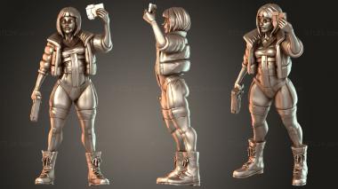 Figurines of people Gaz Minis Leelu Bold 3d model