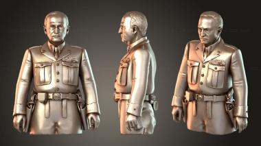 Figurines of people General George Patton 3d model