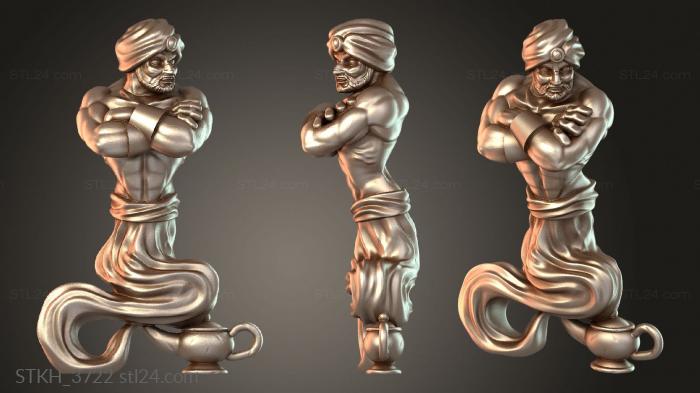 Figurines of people (Genie, STKH_3722) 3D models for cnc