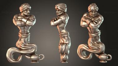 Figurines of people Genie 3d model