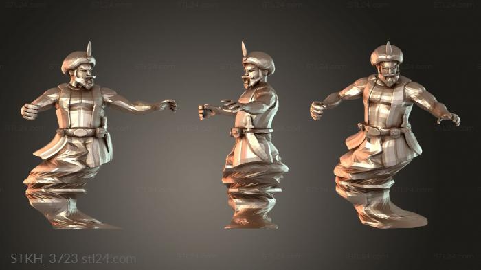 Figurines of people (Genie Djinni, STKH_3723) 3D models for cnc