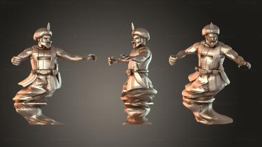 Figurines of people Genie Djinni 3d model