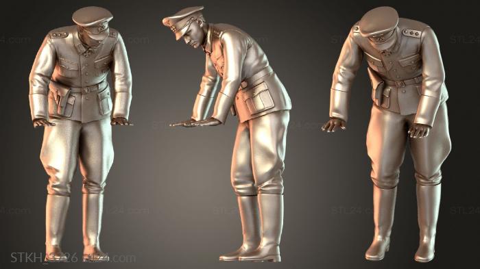 Figurines of people (German Officer Ger Oficer Legendary, STKH_3726) 3D models for cnc
