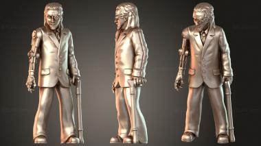 Figurines of people Gentleman 3d model