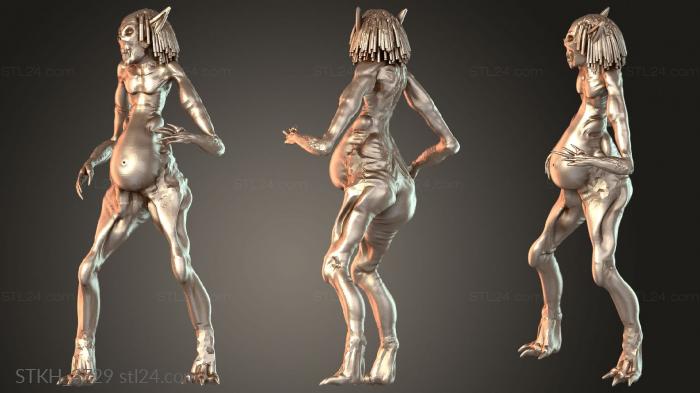 Figurines of people (Ghoul Maurezhi, STKH_3729) 3D models for cnc