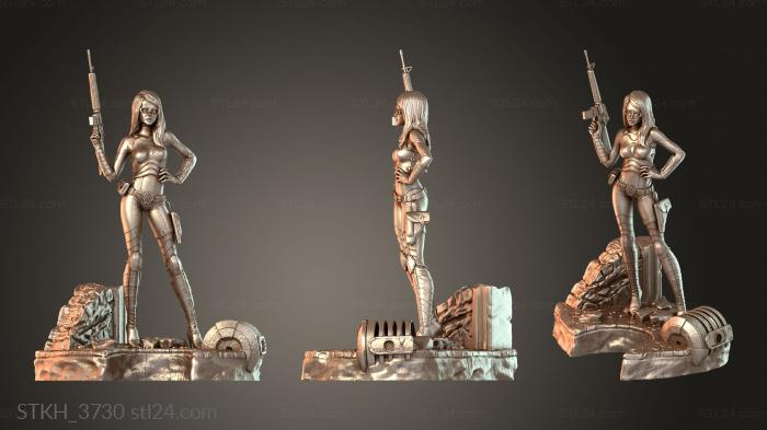 Figurines of people (GI Joe Baroness Entero, STKH_3730) 3D models for cnc