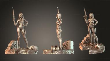 Figurines of people GI Joe Baroness Entero 3d model