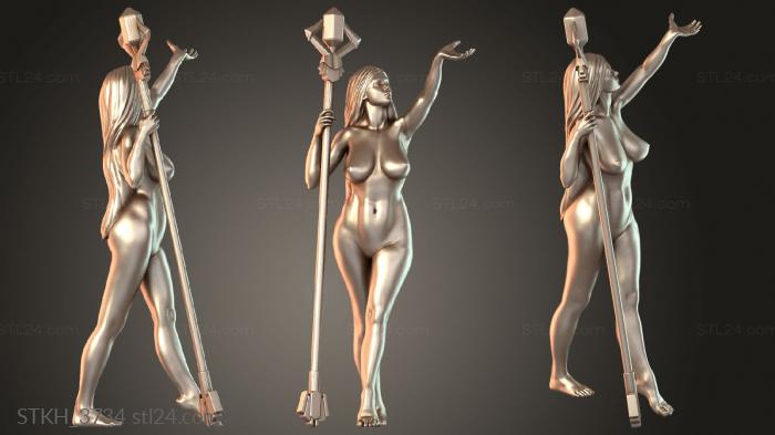 Figurines of people (Girl Five, STKH_3734) 3D models for cnc