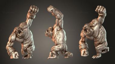 Figurines of people Gorilla Fiend Rugged 3d model