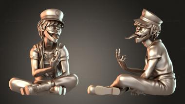 Figurines of people Gorillaz Murdoc 3d model