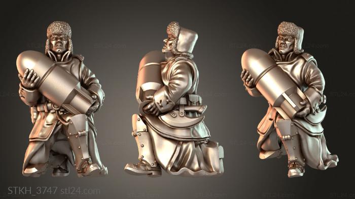 Figurines of people (Grand Battery Field Crew Loader, STKH_3747) 3D models for cnc