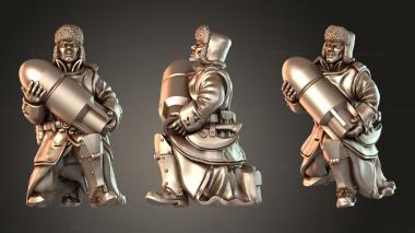 Figurines of people Grand Battery Field Crew Loader 3d model