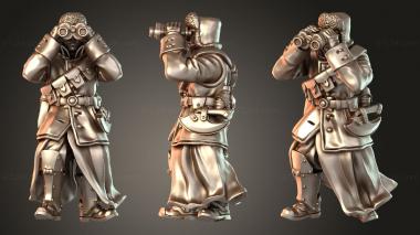Figurines of people Grand Battery Field Crew Loader Bold 3d model
