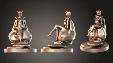 Figurines of people Gyzibal 3d model