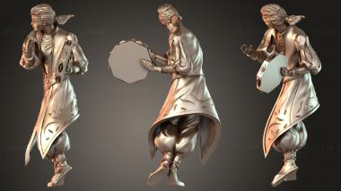 Figurines of people Half Elf Bard Nanris Elaralei 3d model