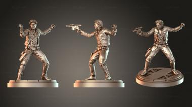 Figurines of people Han Solo Heroic 3d model