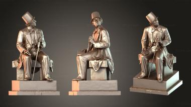 Figurines of people Hans Christian Andersen 3d model