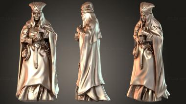 Figurines of people Healer 3d model