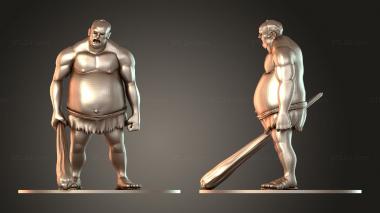 Figurines of people Hill Giant Daring 3d model