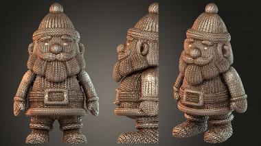 Figurines of people Hooked Santa 3d model