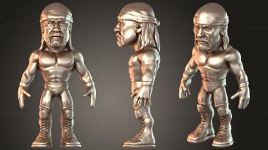 Figurines of people Hulk Hoga 3d model