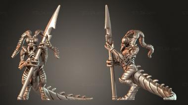 Figurines of people Ice Evil Powerful 3d model