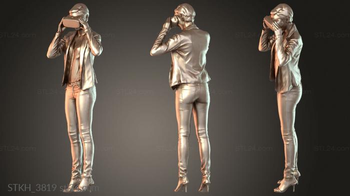 Figurines of people (Ina, STKH_3819) 3D models for cnc