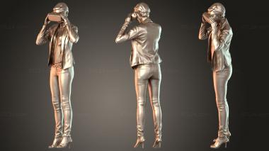 Figurines of people Ina 3d model