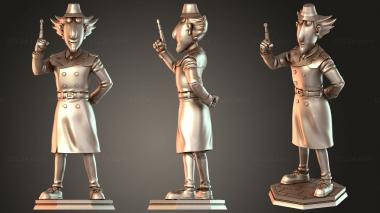 Figurines of people Inspector Gadget Arm 3d model
