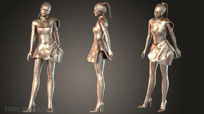 Figurines of people (Jennie Kim Portrait, STKH_3861) 3D models for cnc