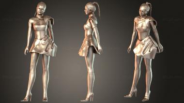 Figurines of people Jennie Kim Portrait 3d model