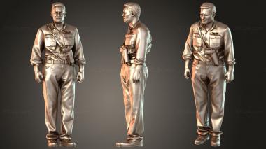 Figurines of people Joe Foss 3d model