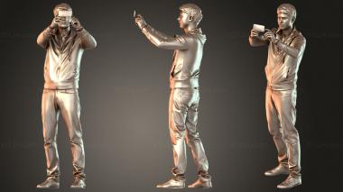 Figurines of people John 3d model