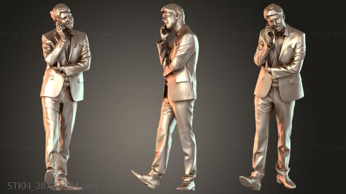 Figurines of people (John Duplicate 2, STKH_3873) 3D models for cnc