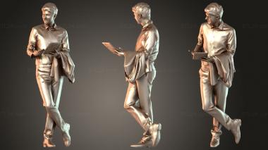 Figurines of people John Native Duplicate 3d model