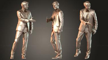 Figurines of people John Native Duplicate 2 3d model