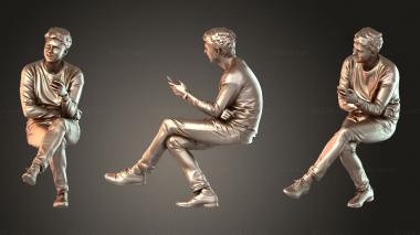 Figurines of people John Unique 3d model