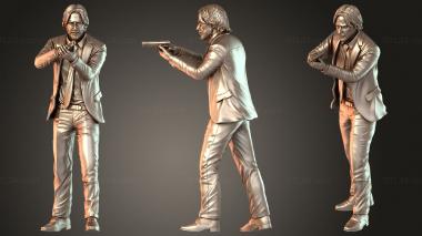 Figurines of people John Wick Energetic 3d model