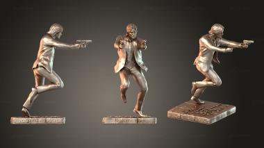 Figurines of people John Wick Legendary 3d model