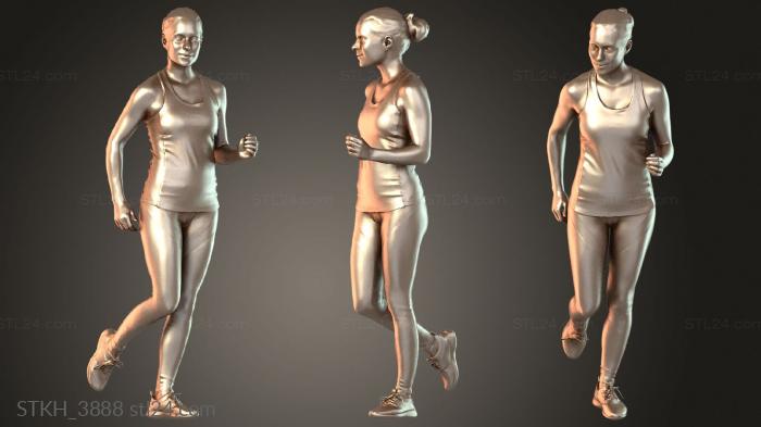 Figurines of people (Juliette Mature, STKH_3888) 3D models for cnc