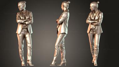Figurines of people Juliette Quiet 3d model