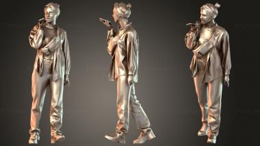 Figurines of people Just Idle Chit Chatting 3d model